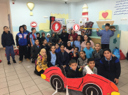  فعاليات توعية وارشاد في موضوع الحذر على الطرق بمدرسة الزهراء قلب يافا